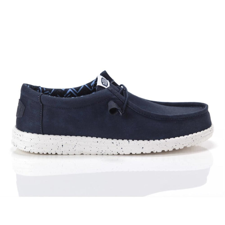 Hey Dude Wally Stretch Canvas Navy Uomo