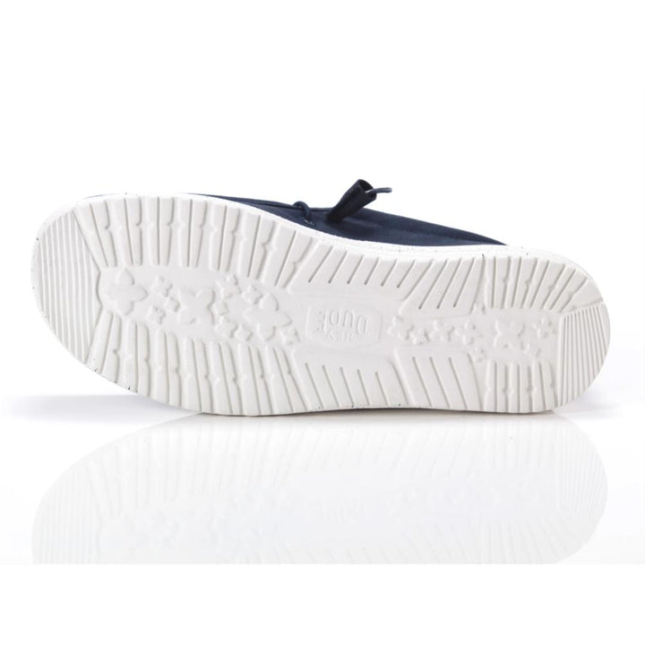 Hey Dude Wally Stretch Canvas Navy Uomo