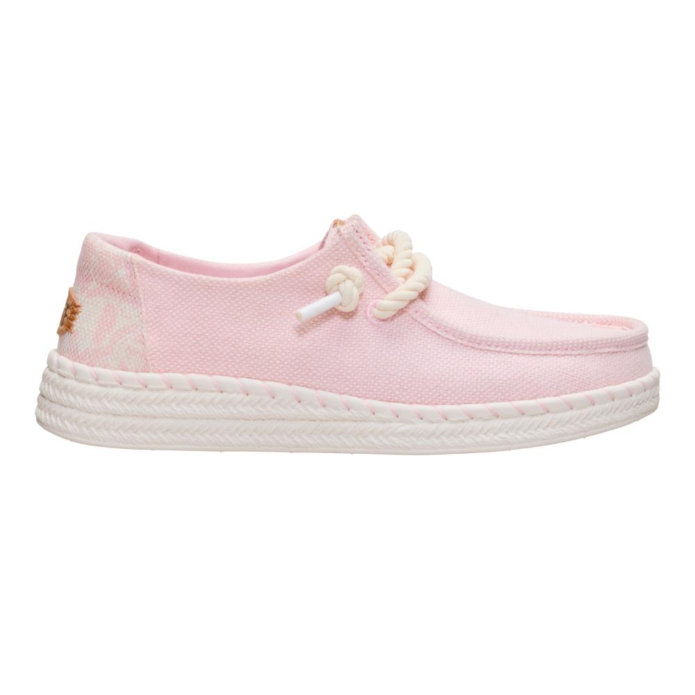 Hey Dude Wendy Espadrille Hibiscus Pale Lilac Donna