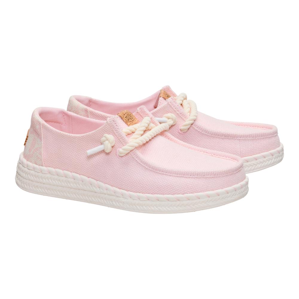 Hey Dude Wendy Espadrille Hibiscus Pale Lilac Donna
