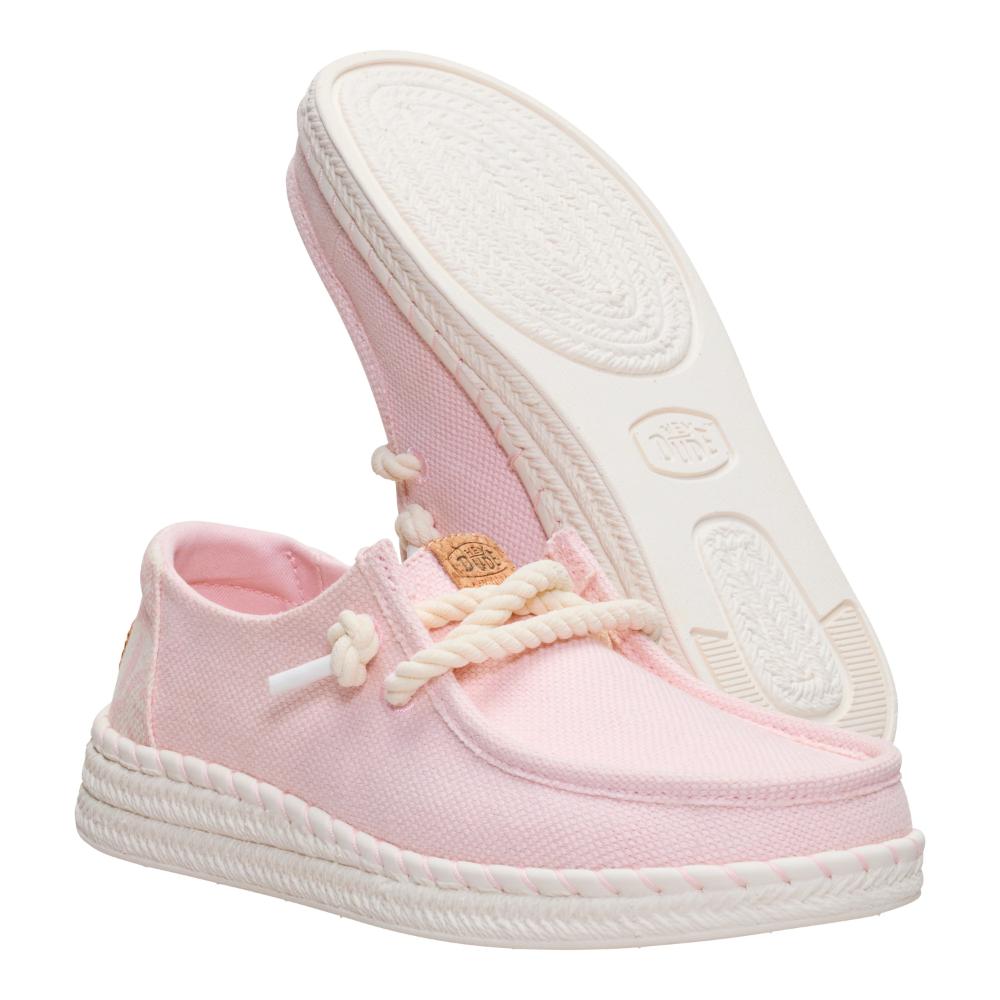 Hey Dude Wendy Espadrille Hibiscus Pale Lilac Donna