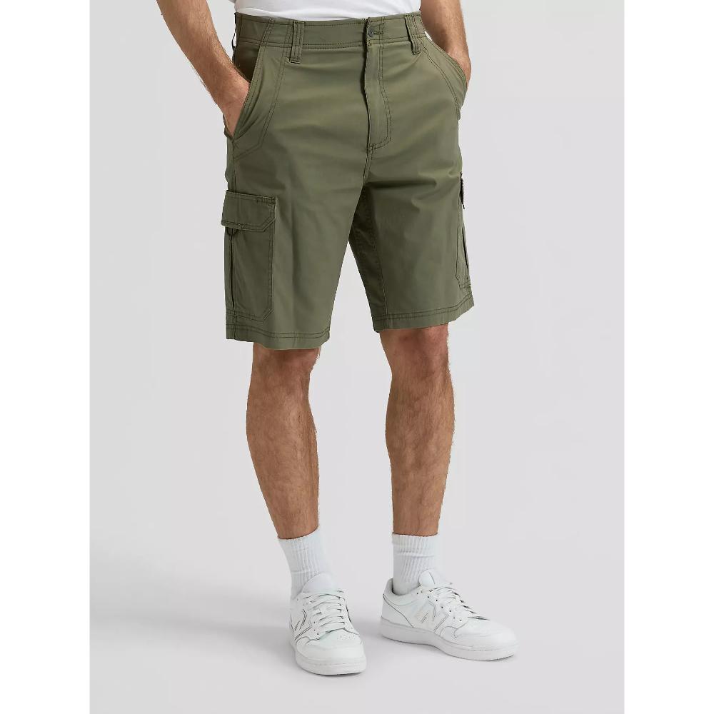 Lee Extreme Motion Crossroad Cargo Short Olive Night Uomo