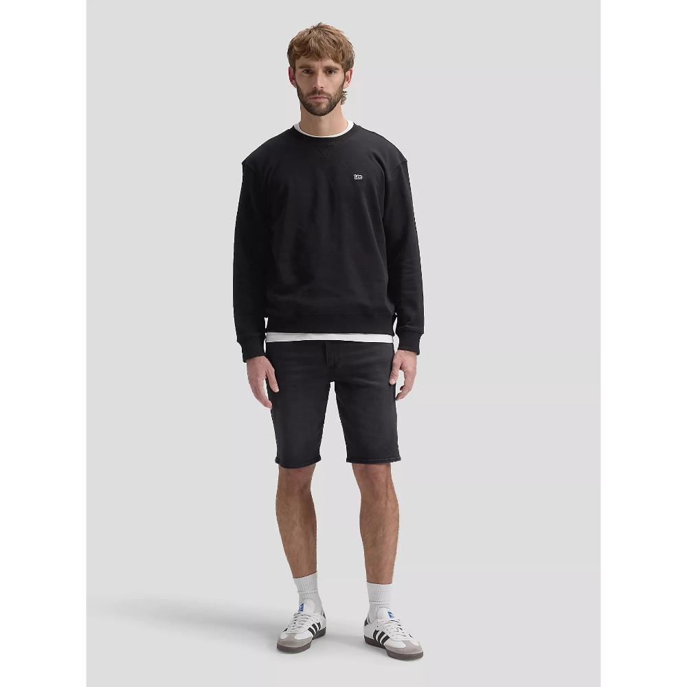 Lee Extreme Motion Regular 5 Pocket Short Sion Black Uomo
