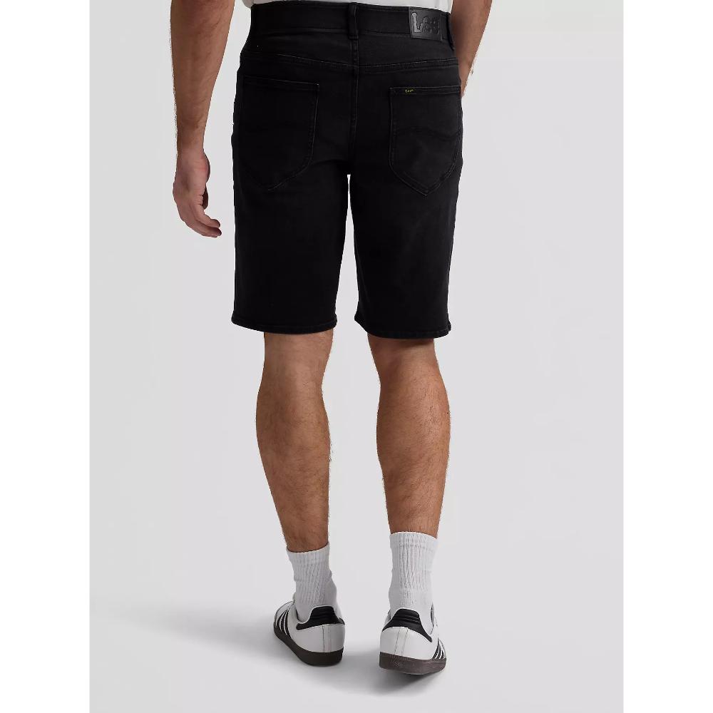 Lee Extreme Motion Regular 5 Pocket Short Sion Black Uomo