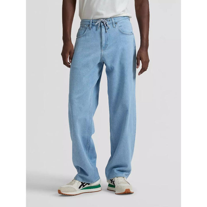 Lee Henry Baggy Drawstring Jean Light Stone Uomo