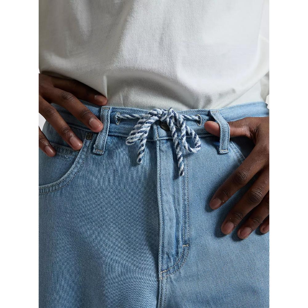 Lee Henry Baggy Drawstring Jean Light Stone Uomo