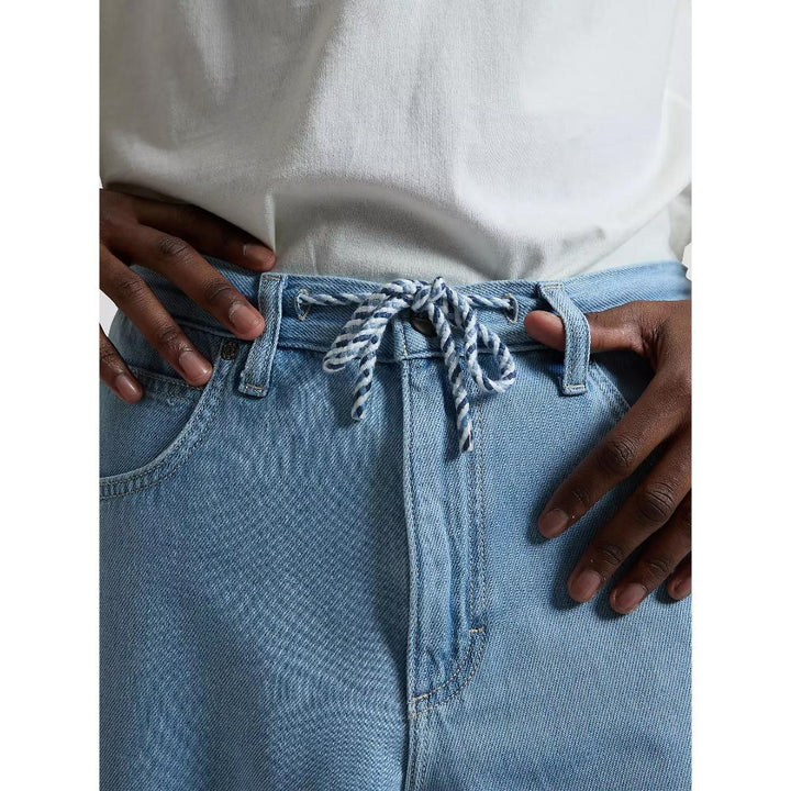 Lee Henry Baggy Drawstring Jean Light Stone Uomo