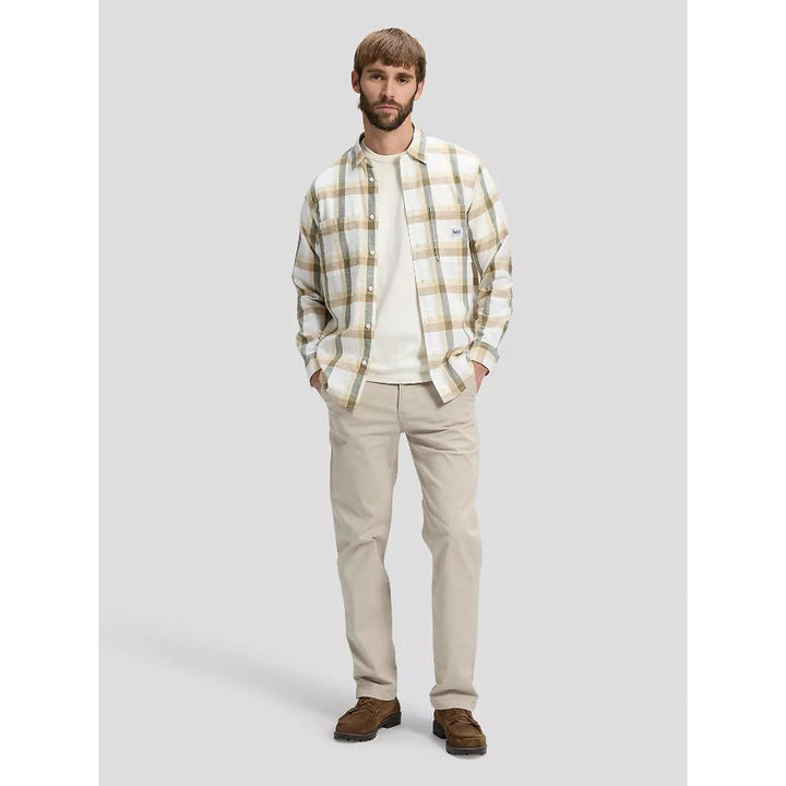 Lee Regular Lightweight Chino Pant Cashmere Uomo