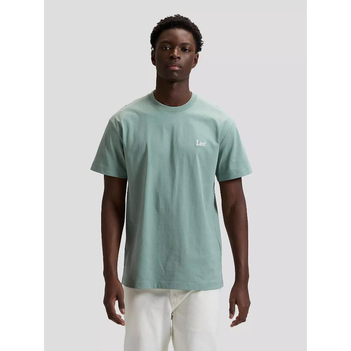 Lee Relaxed Small Logo Short Sleeve Tee Desert Sage Uomo