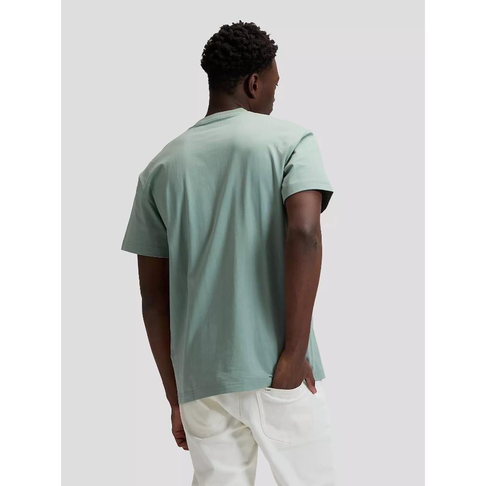 Lee Relaxed Small Logo Short Sleeve Tee Desert Sage Uomo