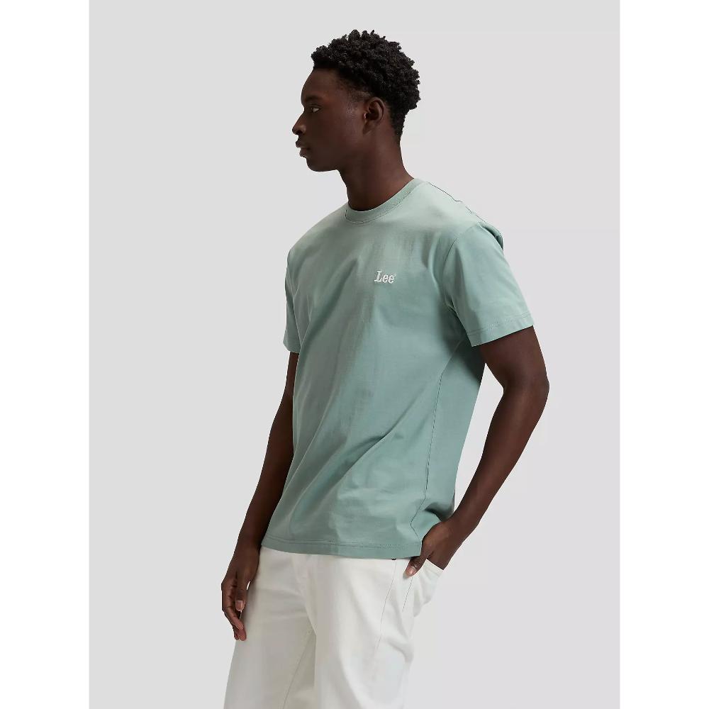 Lee Relaxed Small Logo Short Sleeve Tee Desert Sage Uomo