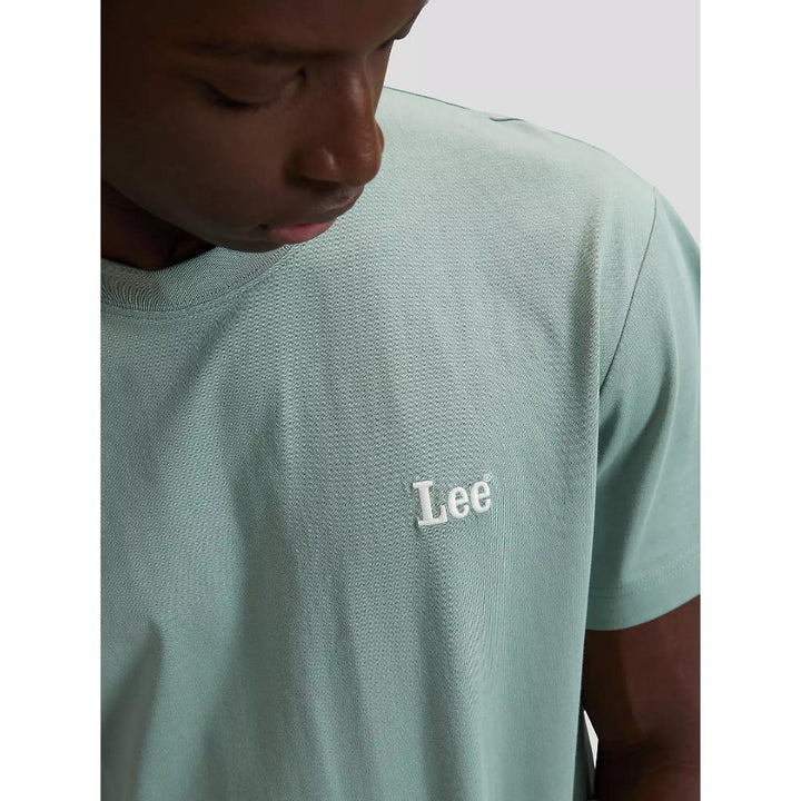 Lee Relaxed Small Logo Short Sleeve Tee Desert Sage Uomo