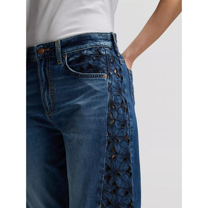 Lee Rider Loose Barrel Jean Jeans Blue Royalty Donna