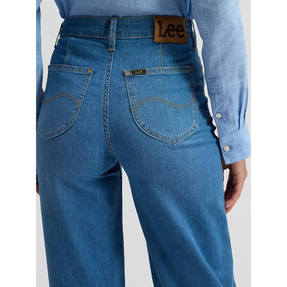 Stella Wide Leg Jean Lee da Donna Dye Star-Denim
