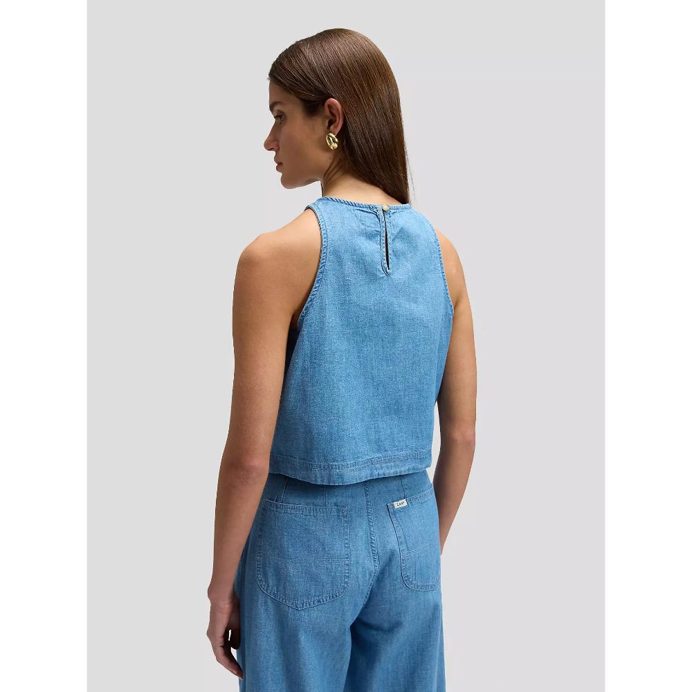 Lee Regular Sleeveless Boxy Top Companion Piece Donna