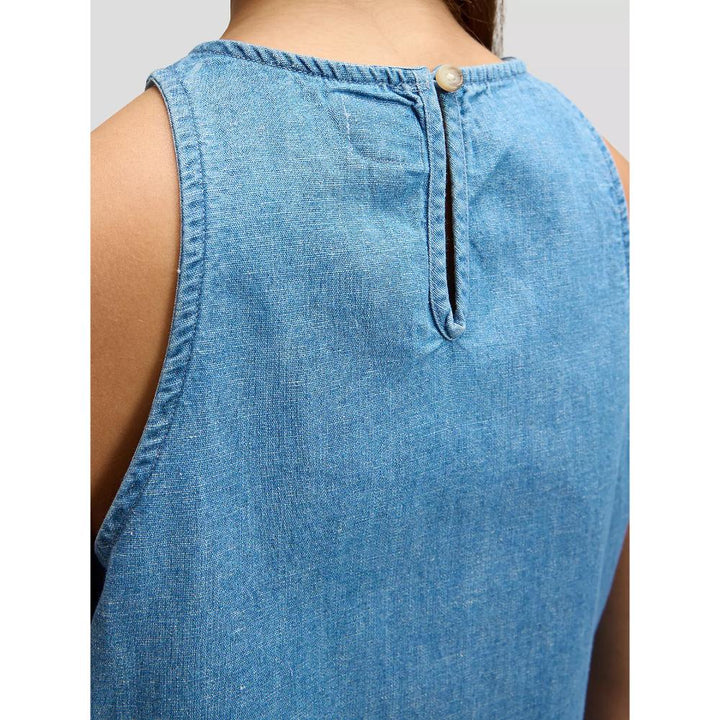 Lee Regular Sleeveless Boxy Top Companion Piece Donna