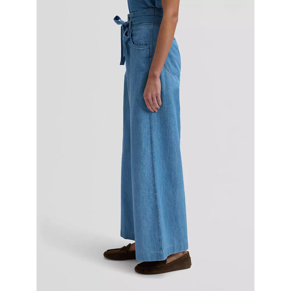 Lee Regular Lightweight Pleated Trouser Companion Piece Donna
