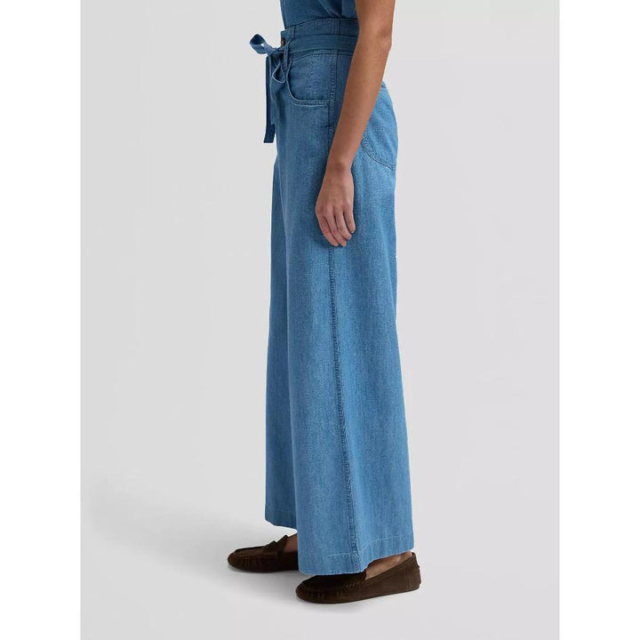 Lee Regular Lightweight Pleated Trouser Companion Piece Donna