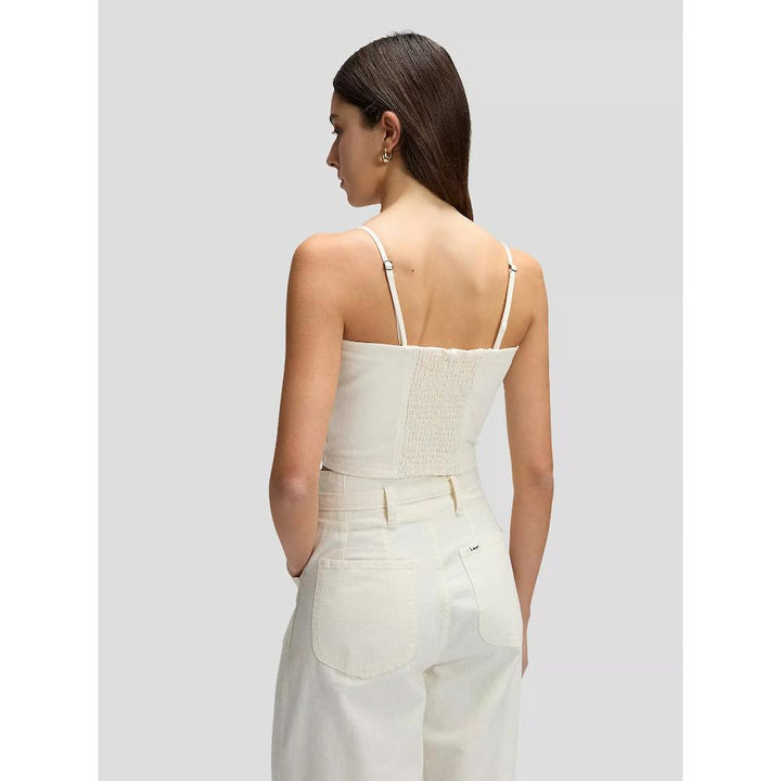 Lee Slim Strappy Tank Natural Donna