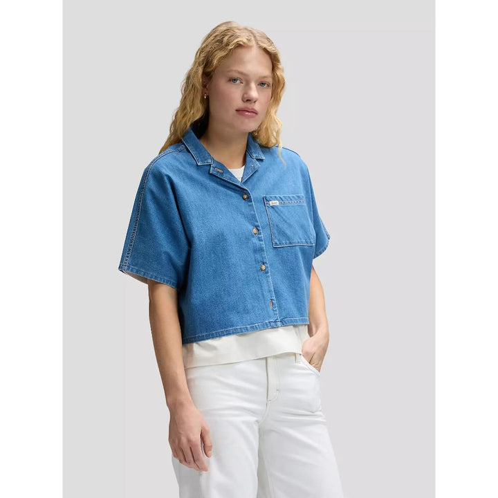Lee Relaxed Lightweight Resort Shirt Dye Star Donna