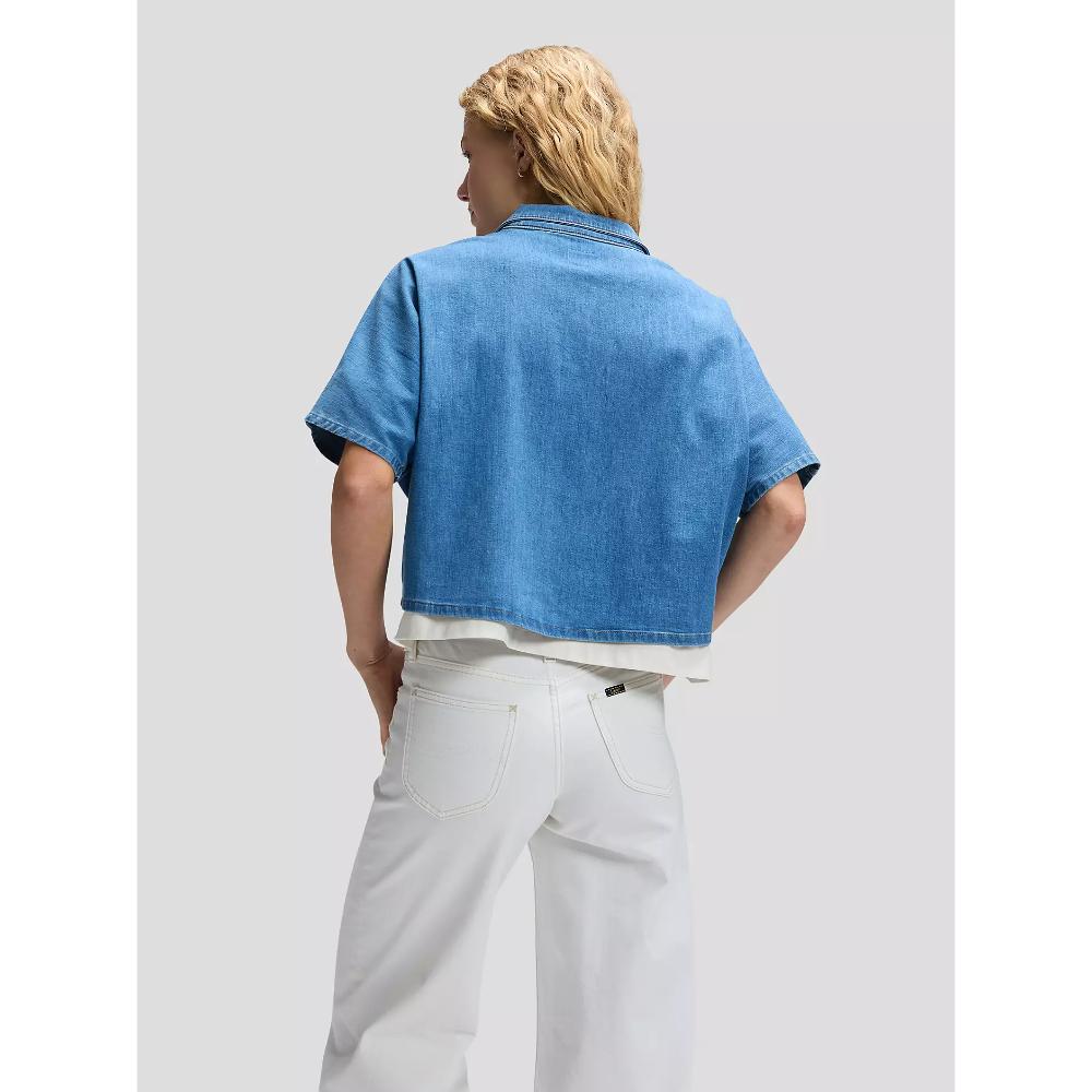 Lee Relaxed Lightweight Resort Shirt Dye Star Donna
