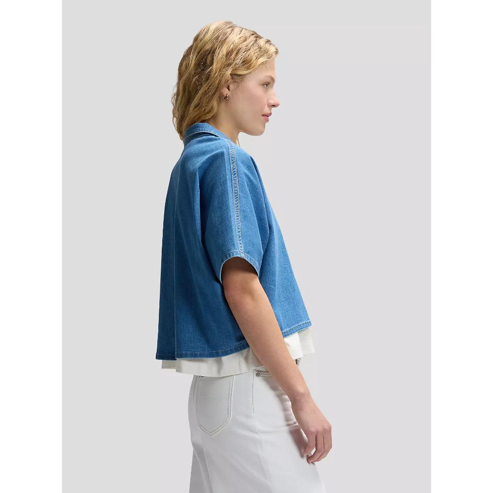 Lee Relaxed Lightweight Resort Shirt Dye Star Donna