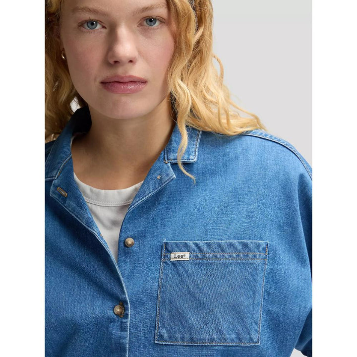 Lee Relaxed Lightweight Resort Shirt Dye Star Donna