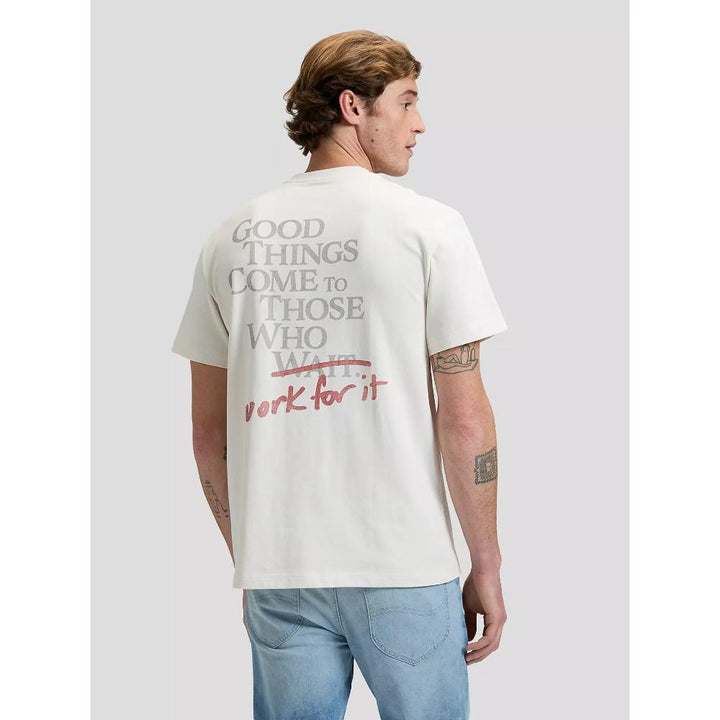 Lee Workwear Relaxed Work For It Tee Natural Uomo