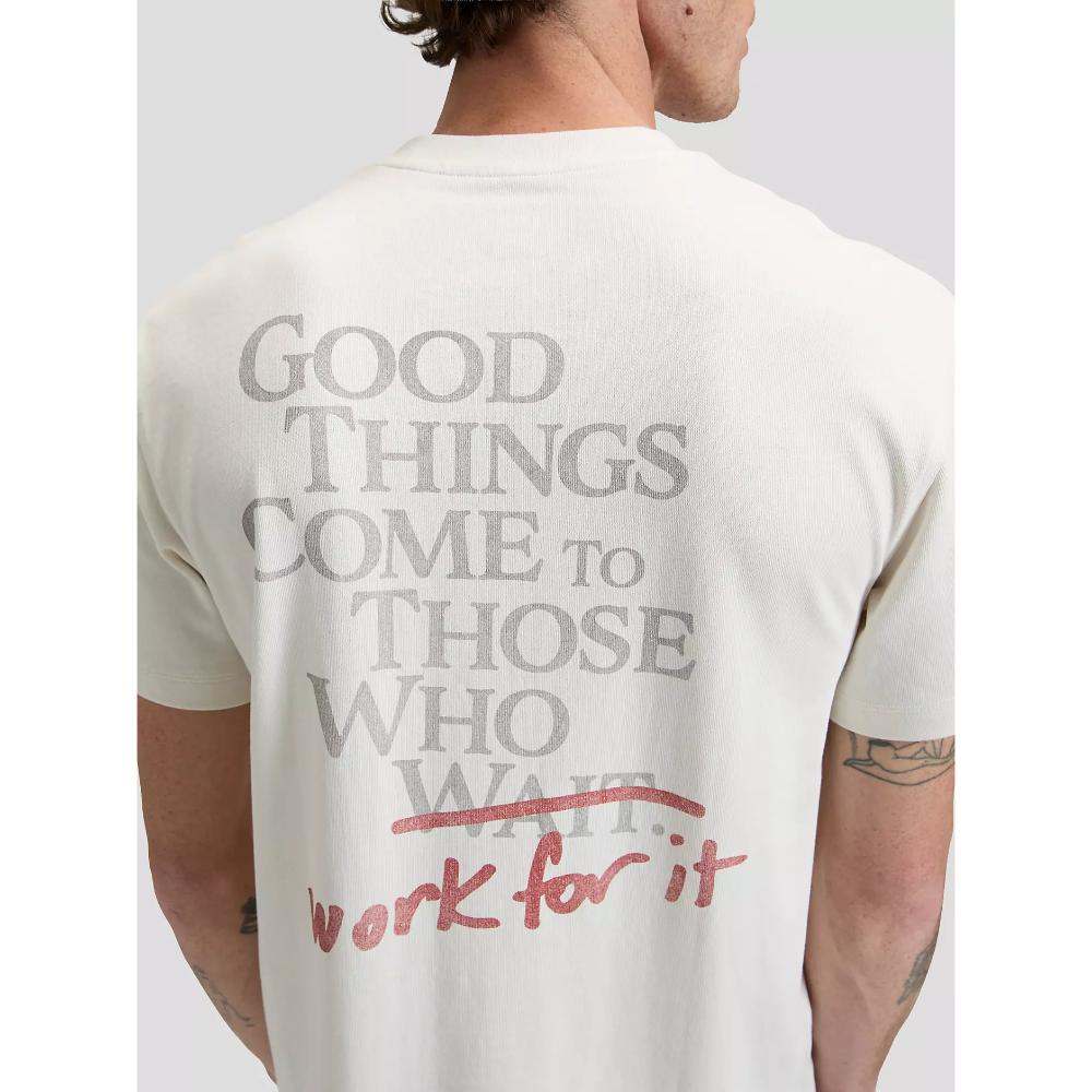Lee Workwear Relaxed Work For It Tee Natural Uomo