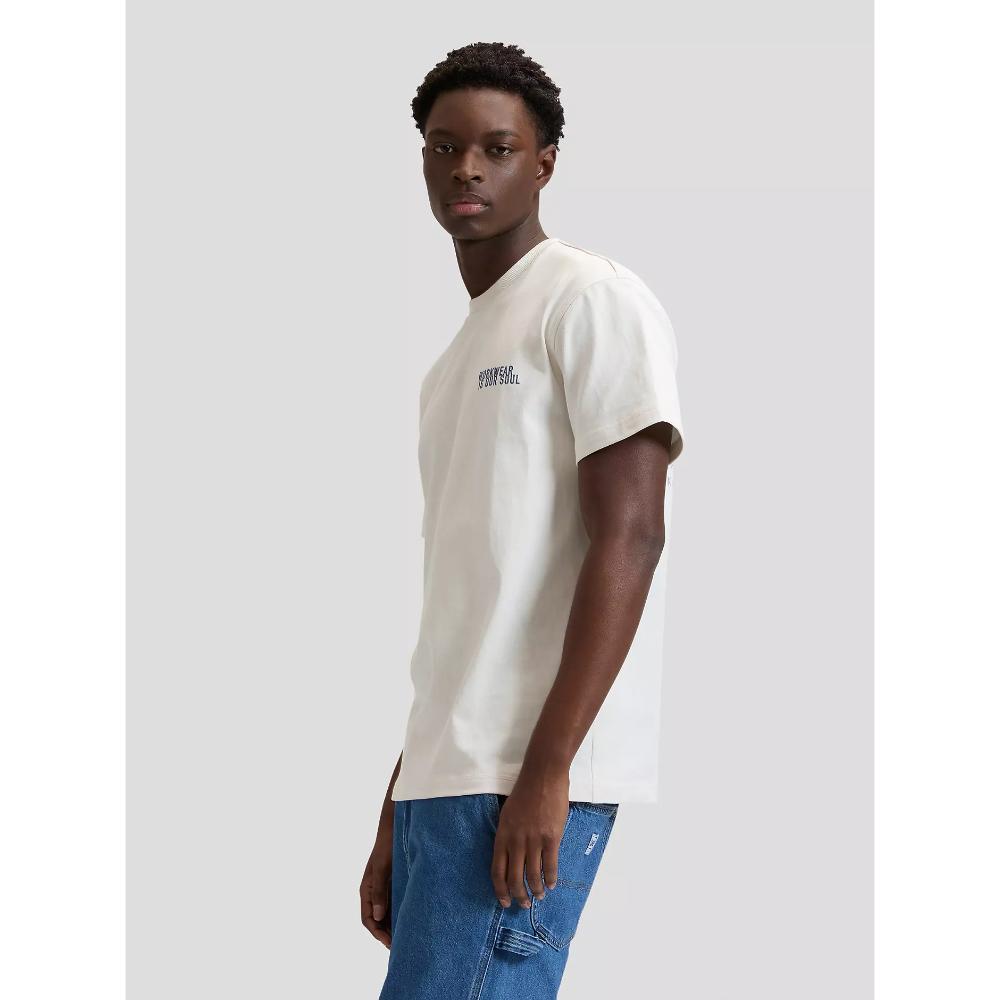Lee Workwear Relaxed Worker Tee Natural Uomo