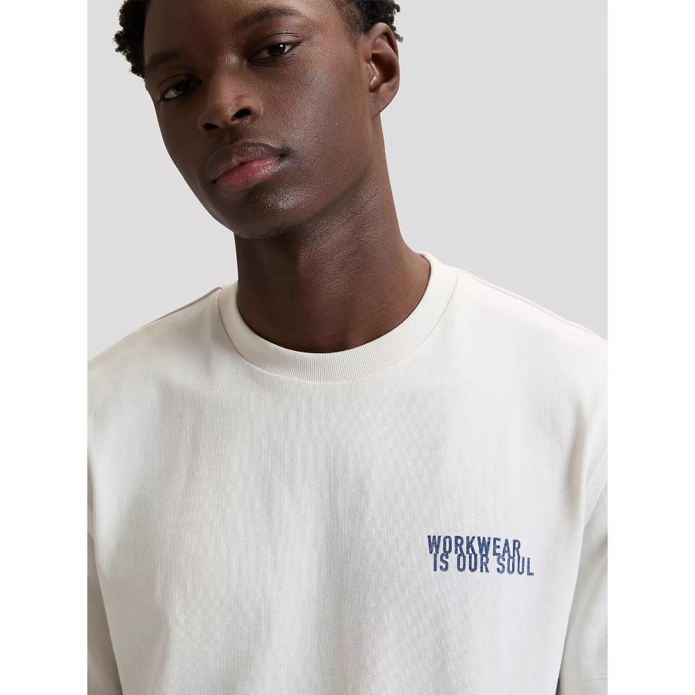 Lee Workwear Relaxed Worker Tee Natural Uomo