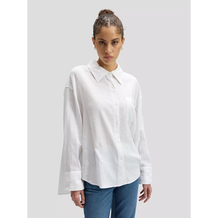 Lee Loose Shirt Bright White Donna