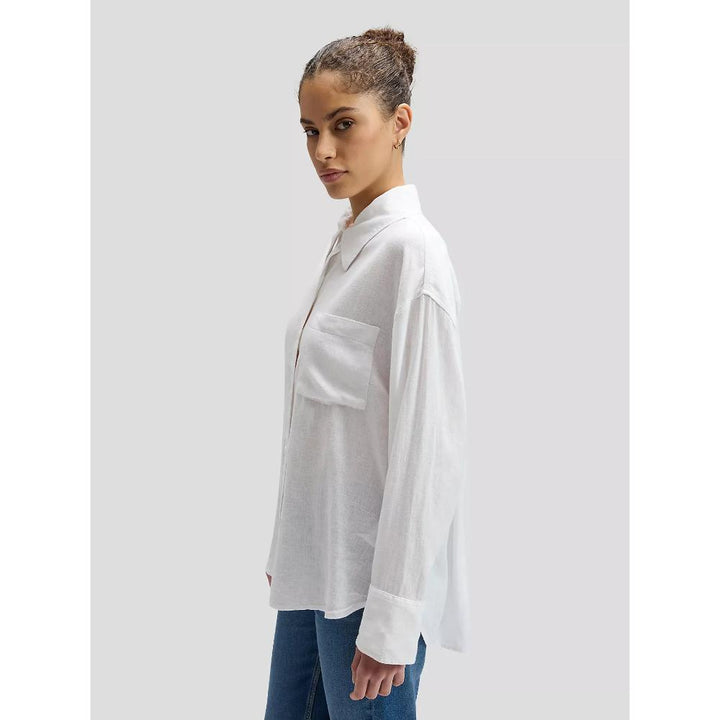 Lee Loose Shirt Bright White Donna
