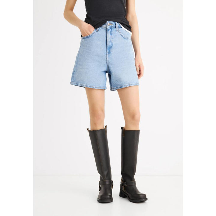 Lee Stella Shorts Di Jeans Aster Blue Donna