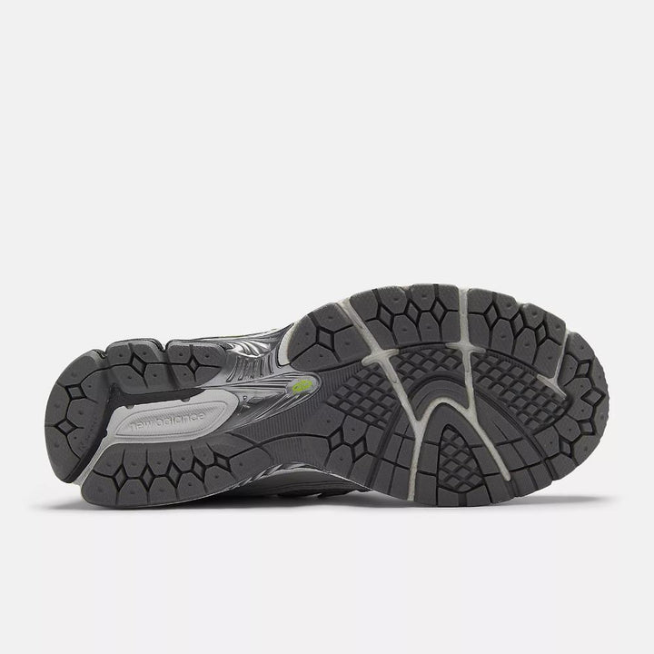 New Balance U1906R Light Silver Metallic con Alkaline Green