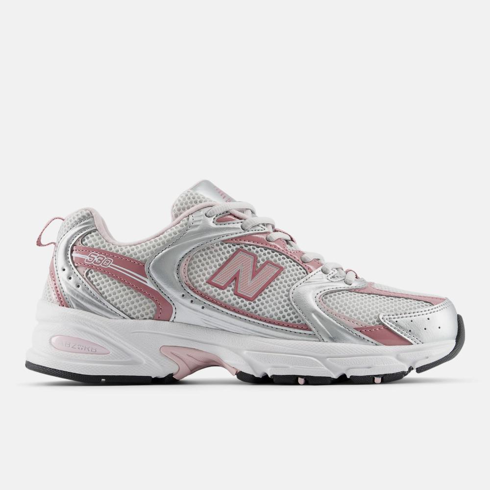 New Balance 530 Silver Metalic Rosewood Donna