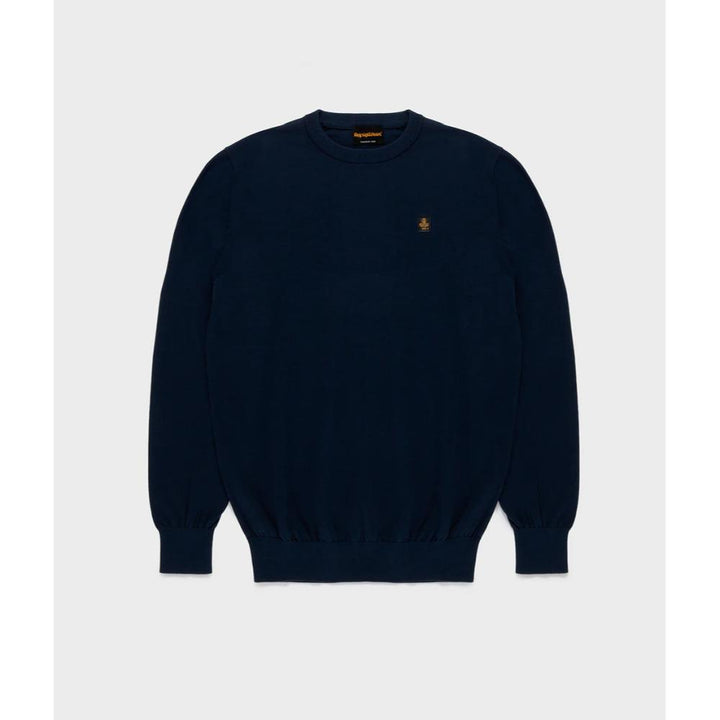 Refrigiwear Ben Pullover Maglione Cotone Navy Blazer Uomo