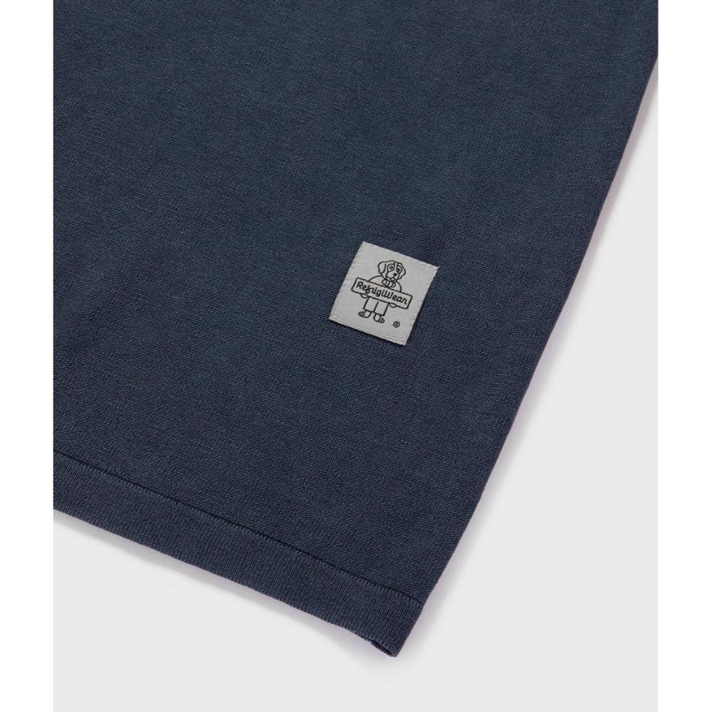 Refrigiwear Fargo Knit T-Shirt Navy Blazer Uomo