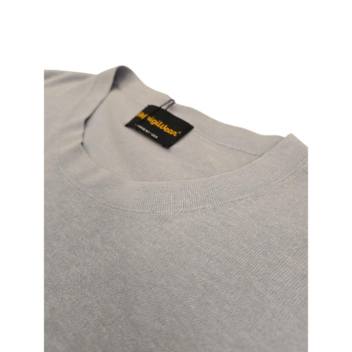 Refrigiwear Fargo Knit T-Shirt Blu Fog Uomo