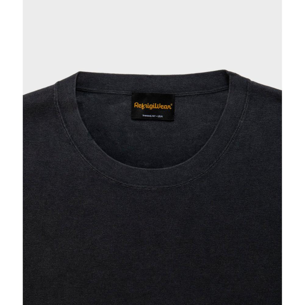 Refrigiwear Fargo Knit T-Shirt Black Uomo