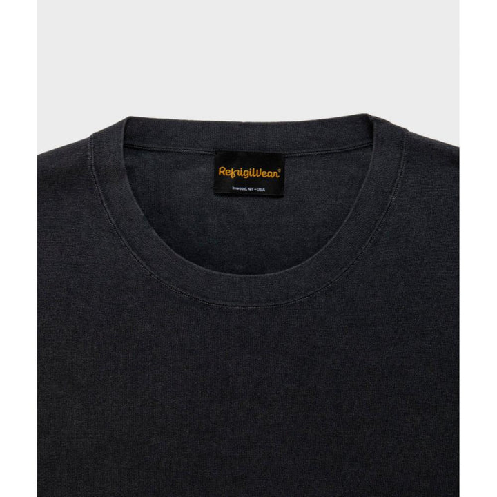 Refrigiwear Fargo Knit T-Shirt Black Uomo