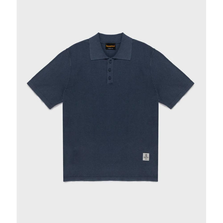 Refrigiwear Sid Knit Polo Navy Blazer Uomo