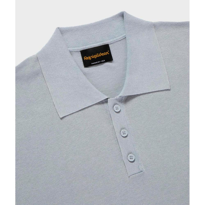 Refrigiwear Sid Knit Polo Blu Fog Uomo