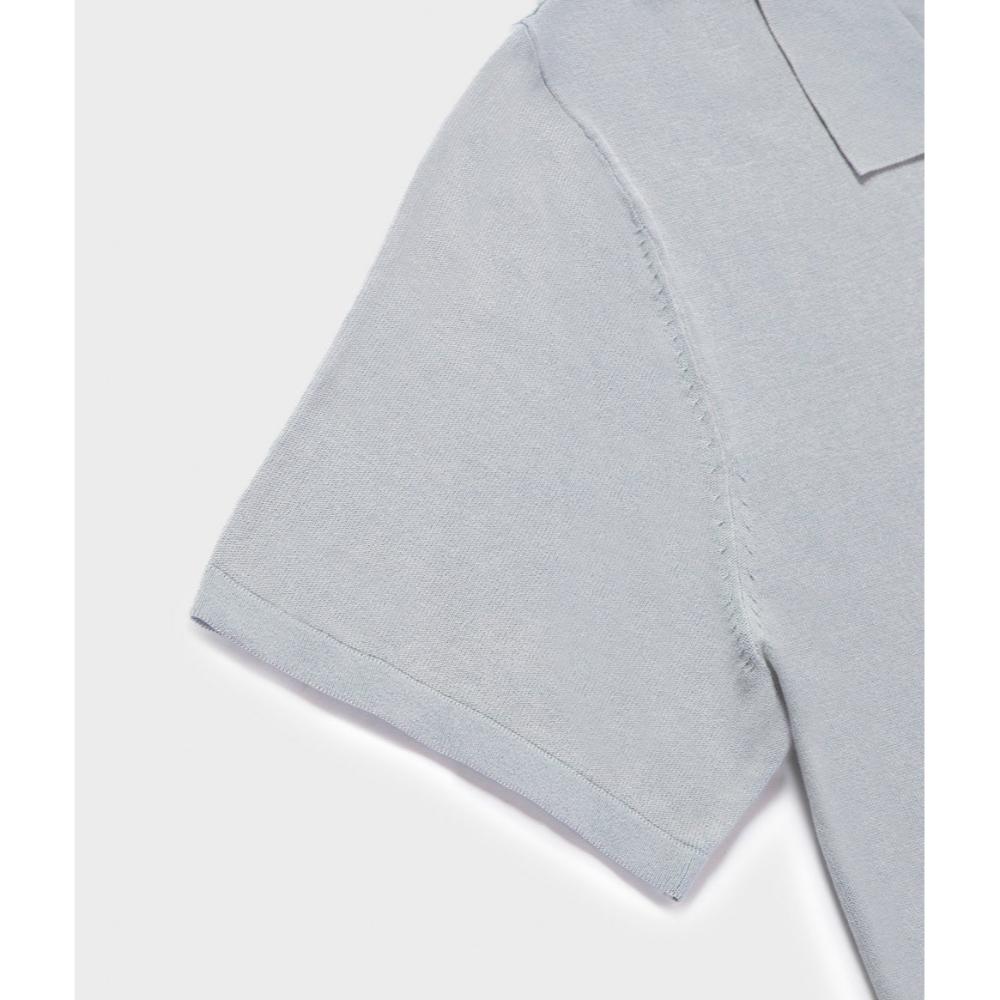 Refrigiwear Sid Knit Polo Blu Fog Uomo