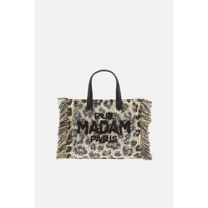Rue Madam Paris Casablanca Mini Tote Leopard Donna