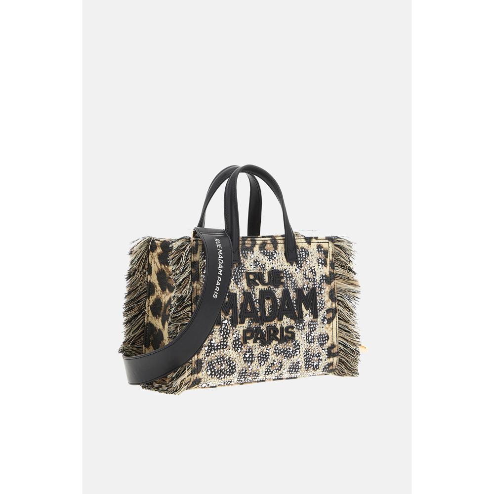 Rue Madam Paris Casablanca Mini Tote Leopard Donna