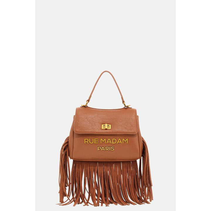 Rue Madam Paris Les Jours XS Fringes Cognac Donna