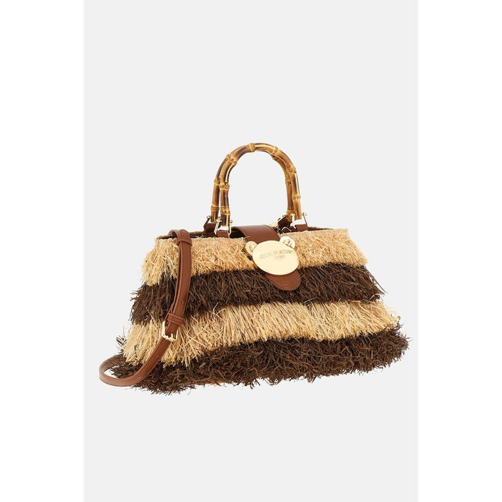 Rue Madam Paris Riad Fringes Basket Brown Donna
