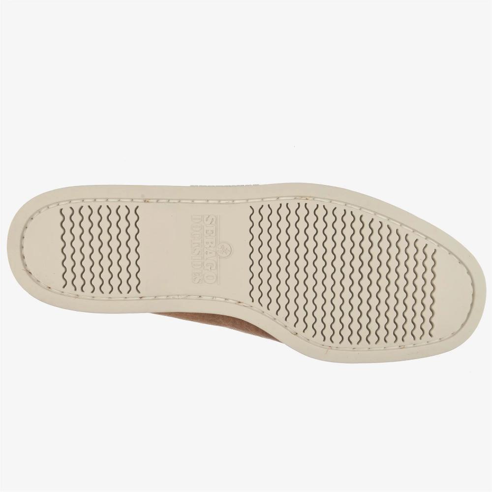 Sebago Docksides Portland Crazy H Brown Tan Mocassini da Barca Marrone Arancione Uomo