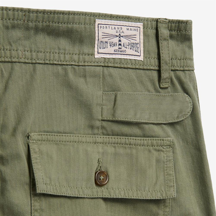 Sebago Milton Herringbone Green Lichen Uomo